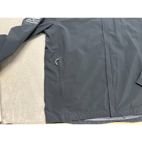 Royal Robbins Mens XL Full Zip Hooded Rain Jacket Windbreaker Navy $159 NWT READ - Picture 4 of 16